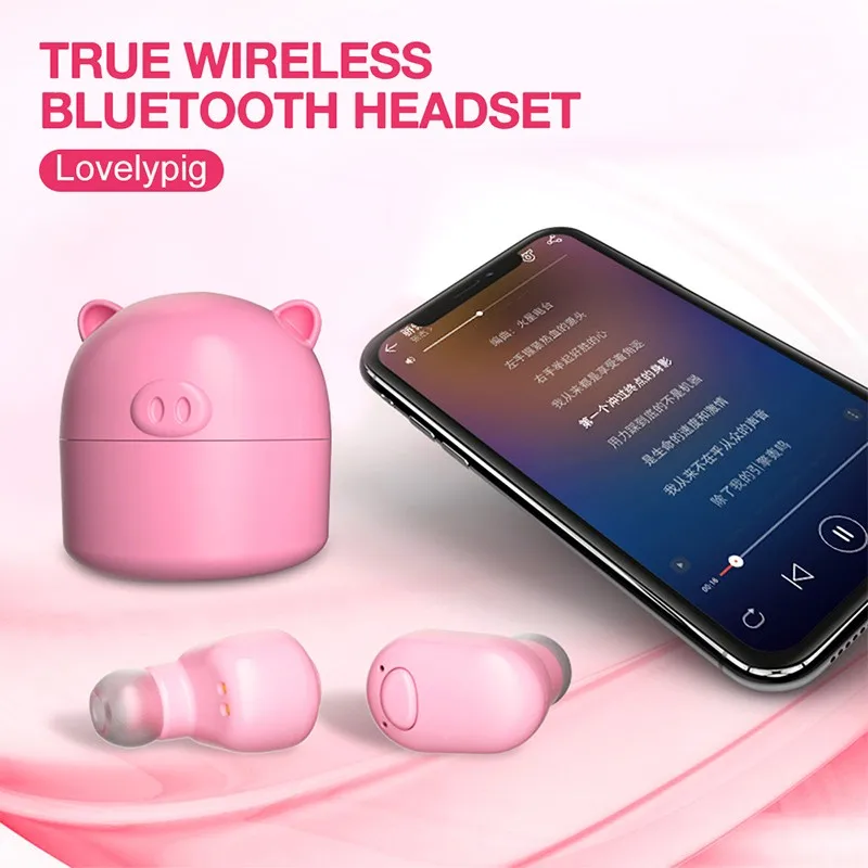 2PC Mini Earphone For iPhone XR XS Max X 8 Plus 7 6S 6 SE 5S 5 Earphones Twins Bluetooth Wireless Charging Box Phone Accessory