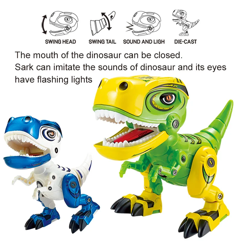 Электронный мигающий Парк Юрского периода механический динозавр животные мигает электронный динозавр светящийся со звуковыми игрушками для детей