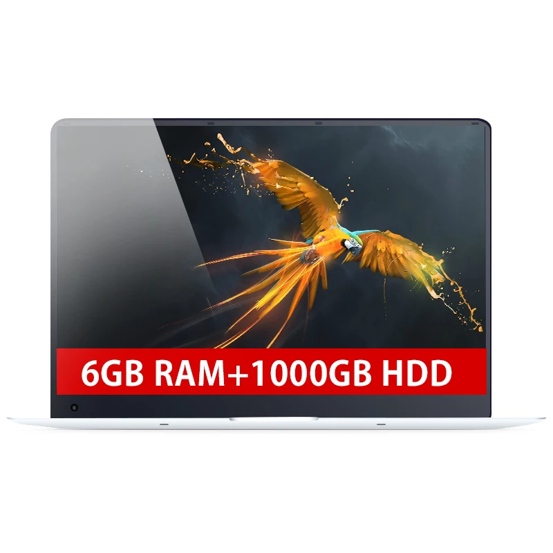 Meilleur 15.6 pouces 6 gb RAM + 1 tb HDD Intel Quad Core Course Rapide CPU Windows Système 10 1920*1080 p Full HD Wifi Bluetooth Pc Portable