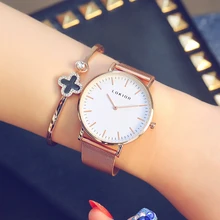 Lokior Brand Women Watches Fashion Rose Gold Ladies Dress Watch Ultra Thin Quartz Watch Dropshipping Clock Relogio Feminino Gift new guou famous brand rose gold watch fashion women watches quartz watch ladies dress watch date clock relogio feminino