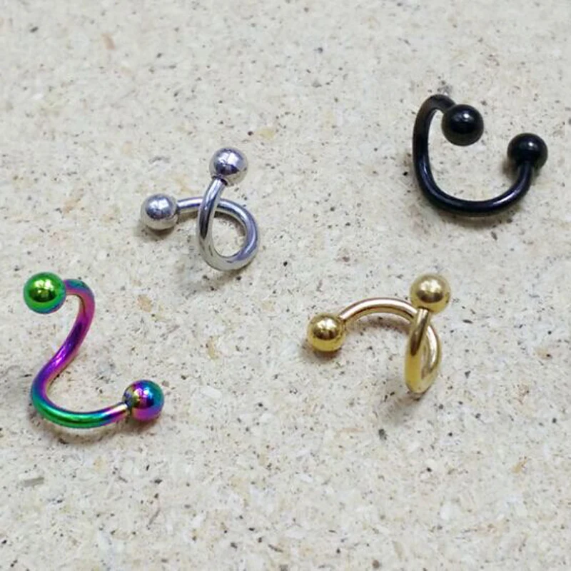Кольцо для пирсинга из нержавеющей стали 4 шт./компл.|jewelry ring display|ring pearring box jewelry |