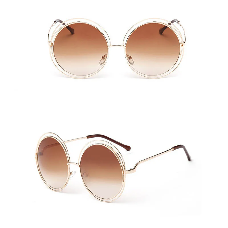 Круглые брендовые дизайнерские ретро большие размеры винтажная металлическая рамка и зеркальные линзы солнцезащитные очки выше размера d очки высокого качества Oculos De Sol