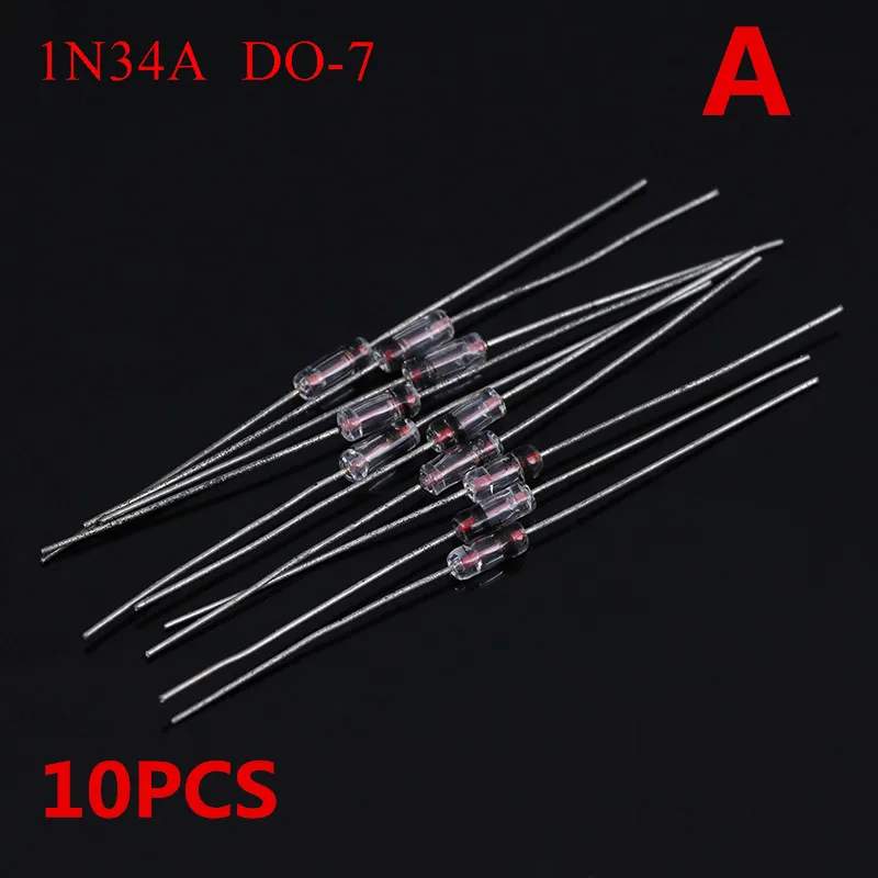 20 шт или 10 ШТ 1N34A германиевый диод DO 7 35 45V IN34A/10 5 мм универсальный фотодиод 5800B части