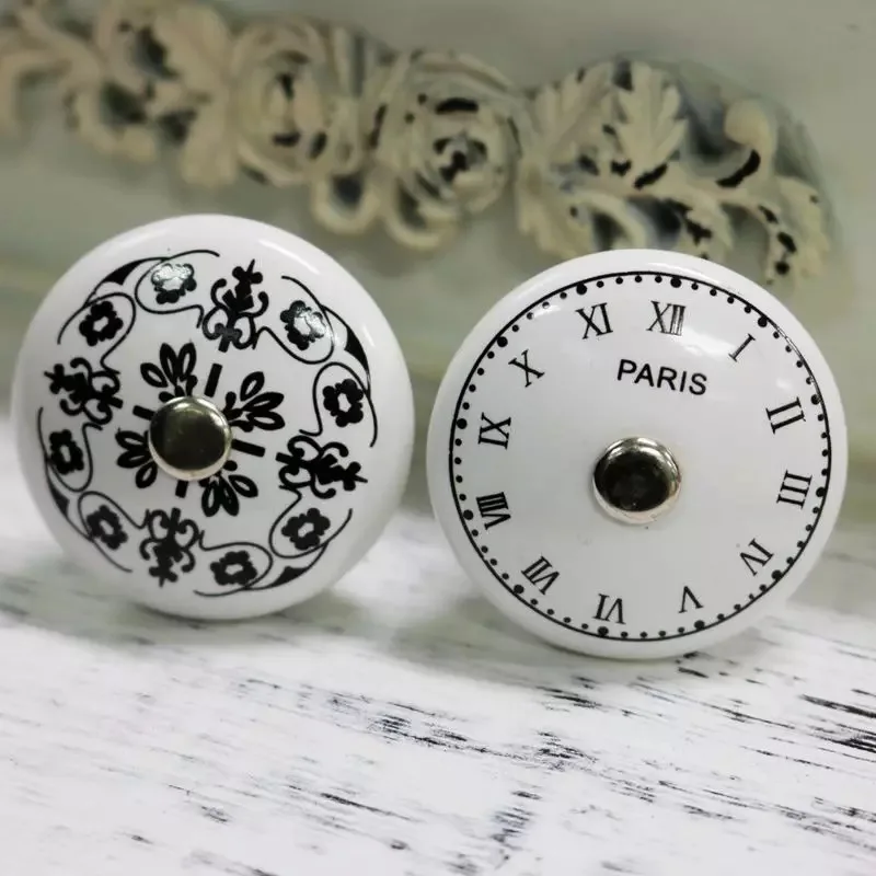 Бесплатная доставка белый керамический комод ручка для ящика кухонный шкаф