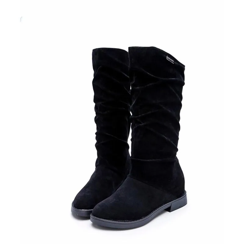 

Autumn Winter Boots Women Sweet Boot Stylish Flat Flock Shoes Snow Boots High Quality Warm Shoes Woman botas ug australia mujer