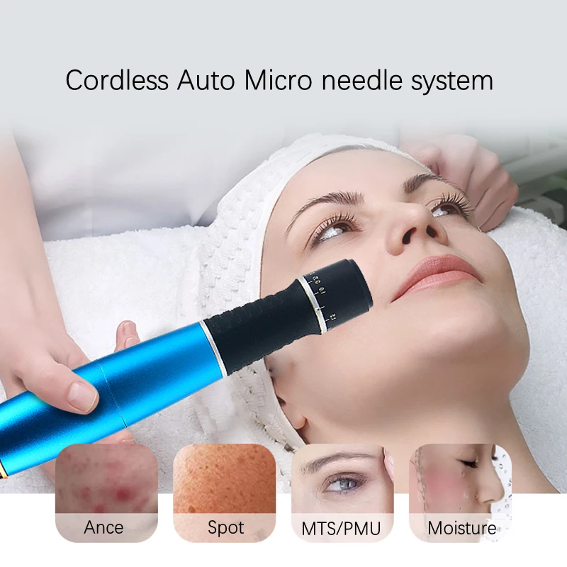 Agulha para Anti-envelhecimento Cuidados com a Pele Caneta Ultima Elétrica Auto Derma Máquina Micro Agulhas Livres 12pin Facail Dr. A1-c 8 Rolo do derma