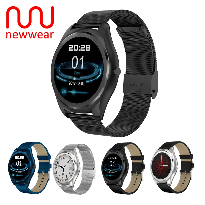 

Newwear N3 Pro N3pro Smart Watch Smartwatch Waterproof Bluetooth Call Heart Rate Monitor Pedometer Fashion Wristwatch VS DI03