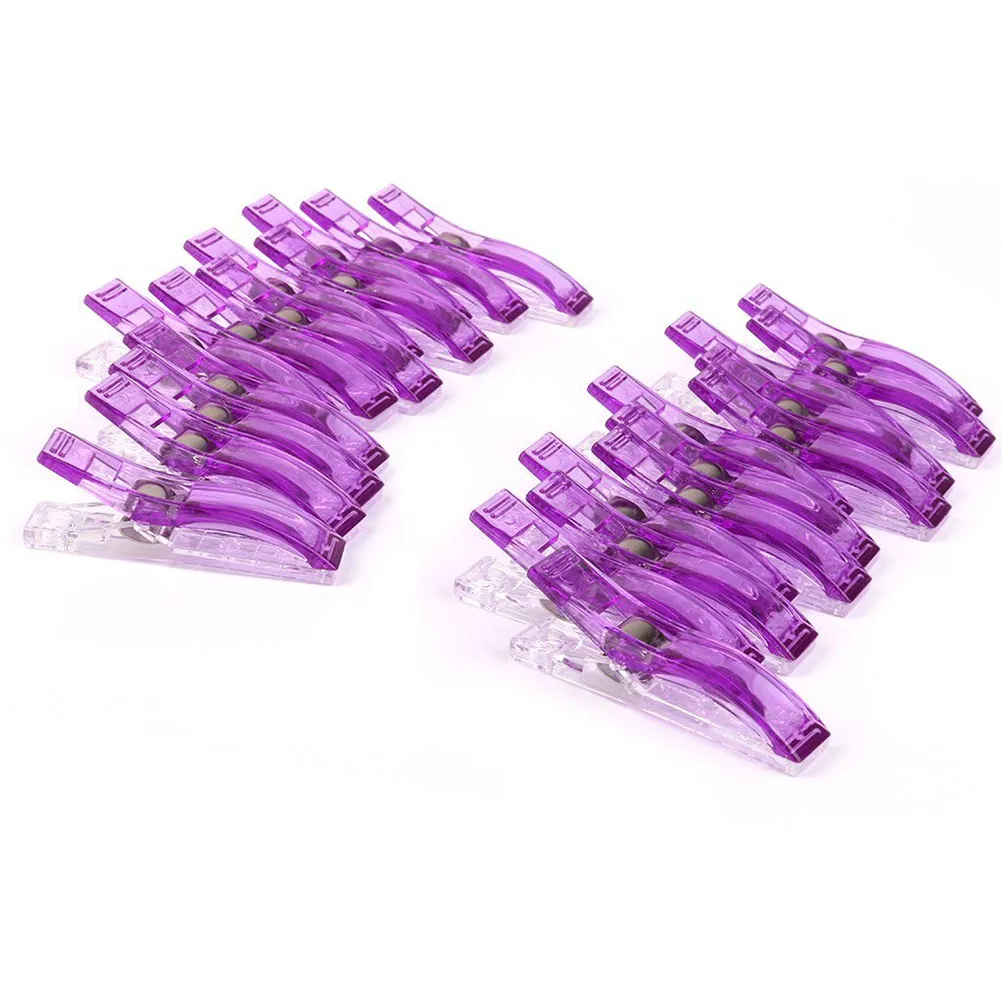 50pcs Mini Colored Spring Plastic Clips Clothes Photo Paper Peg Pin