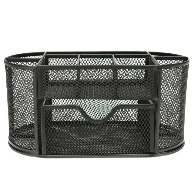 Home Office Metal storage basket Color office desktop storage box Multi