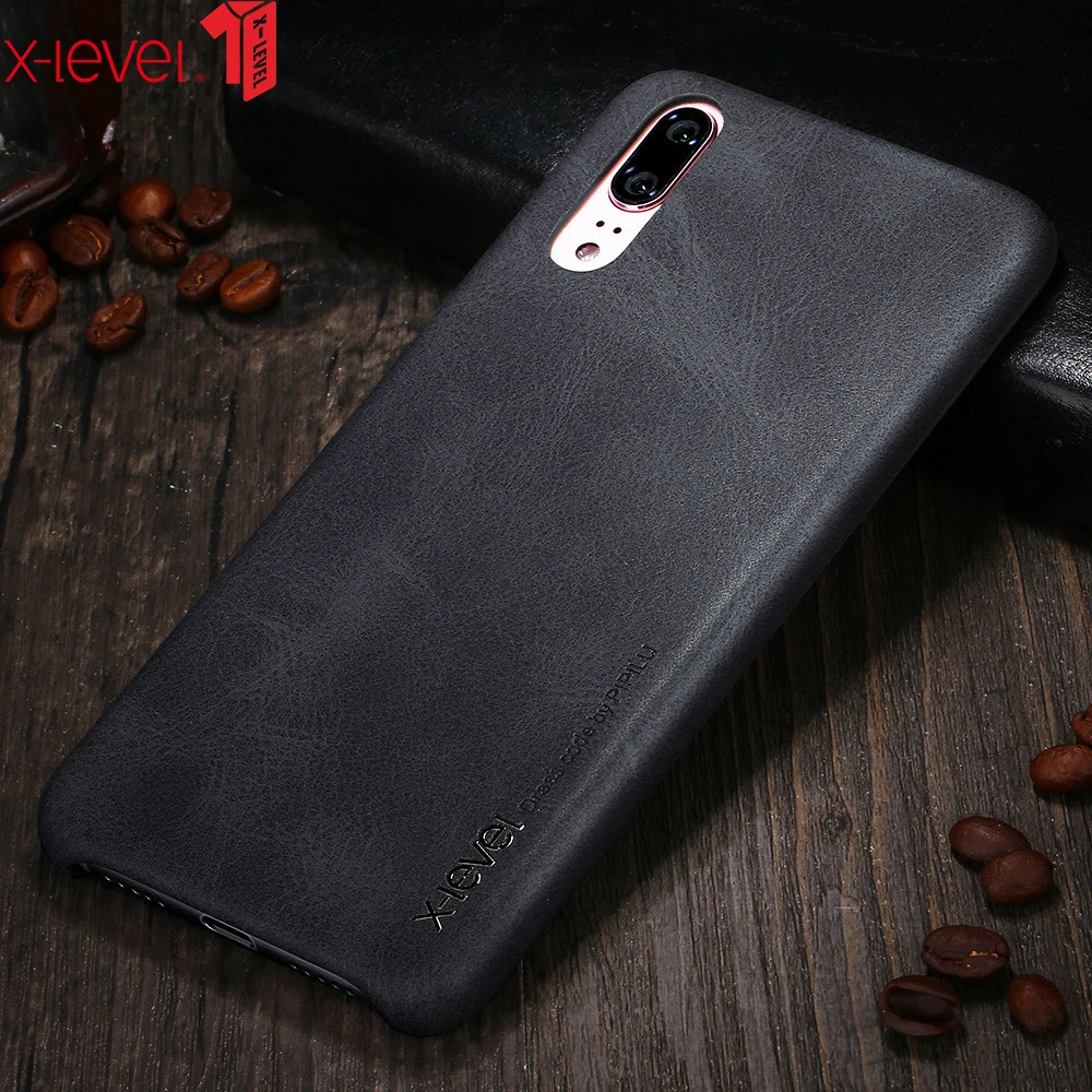 X-Level Retro Case for Huawei P20 Ultra Light Luxury PU Leather 5.8 Inch Mobile Phone Accessories Cover for Huawei P20