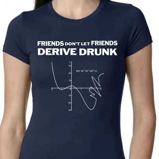 Dont Drink and Derive Funny Math Shirt (1)