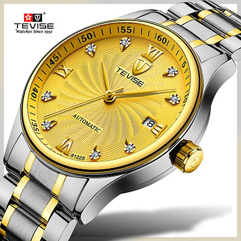 

Men's Mechanical Watch TEVISE Brand Hours relojes hombre Men's Clock Relogio Masculino Military Sport Mens Casual Wristwatches