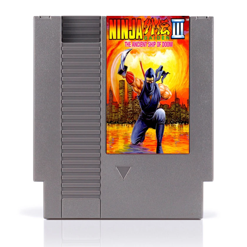 

Ninja Gaiden III The Ancient Ship of Doom 72 Pins 8 bit Game Cartridge Region Free!