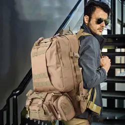 Outlife 55L открытый рюкзак Молле военный тактический рюкзак Спортивная Сумка Водонепроницаемый Кемпинг Пеший Туризм рюкзак для путешествий
