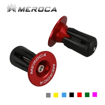 

MEROCA 2Pcs Mountain Bike Bar End Plugs Aluminum Alloy Lock Bicycle Accessories MTB Road Bike Handle Handlebar Plug End Cap