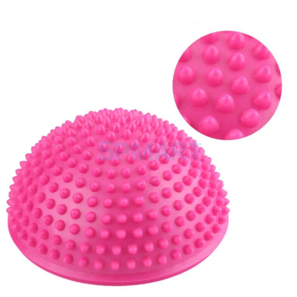 Hedgehog Style Balance Pod - Inflated Stability Wobble Cushion - Exercise Fitness Core Balance Disc for Kids Adult Outdoor Toys