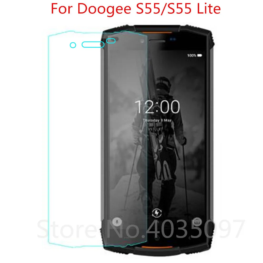 2 шт закаленное стекло Для Doogee S55 защита экрана 9H 2.5D Защитное стекло для телефона Для Doogee S55 Lite стекло