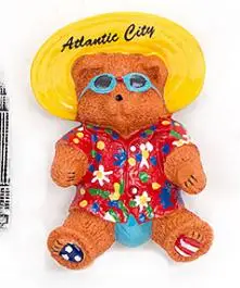

Atlantic City bear tour memorabilia refrigerator stickers