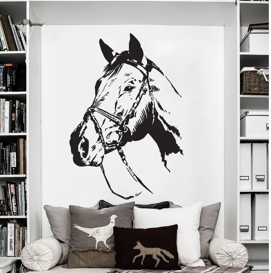73X50cm Farm Ranch Animal Horse Wall Decal Art Decor Sticker Removable