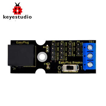 

Keyestudio EASY Plug RJ11 6P6C Breakout Board Shield for Arduino