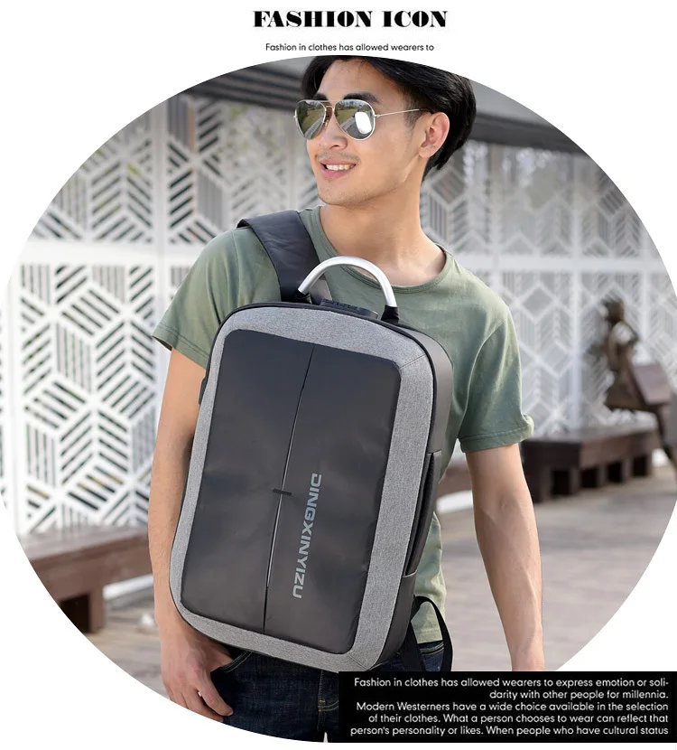 Oxford homens mochila bagpack Mochila de carregamento