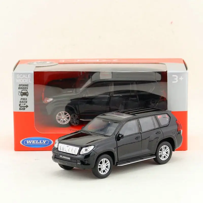 Модель литая под давлением Welly масштаб 1:36 внедорожник TOYOTA Land Cruiser Prado Игрушечная