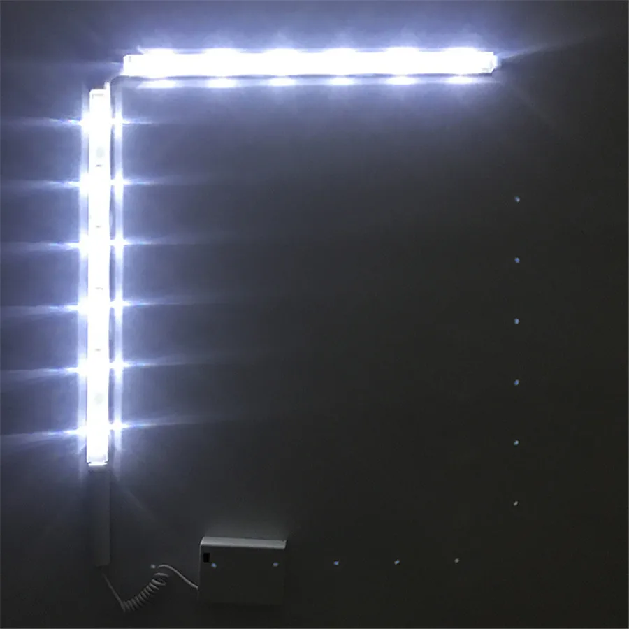 

Thrisdar PIR Motion Sensor Flexible LED Strip Night Light AAA Battery Operated Flexible LED Tape For Kitchen Cabinet Wardrobe