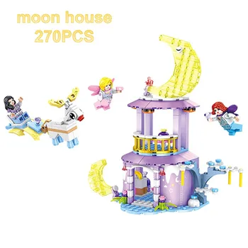 Legoed девушка серия moom-house windwill-house десерт-дом совместимые Legoed строительные блоки Развивающие игрушки подарки для детей