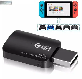 

2019 Coov N100 PRO Converter Adapter for PS4/Xbox One wireless controller to NS Nintendo Switch Wired GamePad Joystick Converter