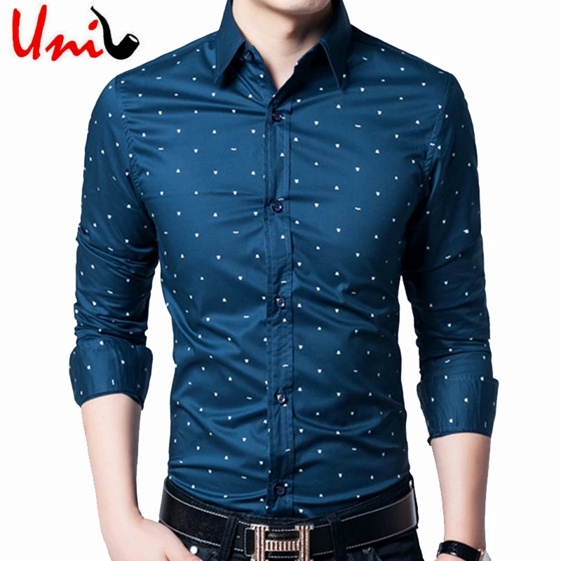 polka dot formal shirt