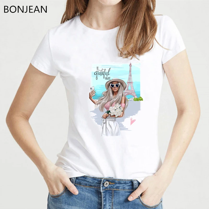 

Vogue t shirt women best travel time print tshirt femme Summer Seaside Style T-shirt female tumblr shirt camisas mujer