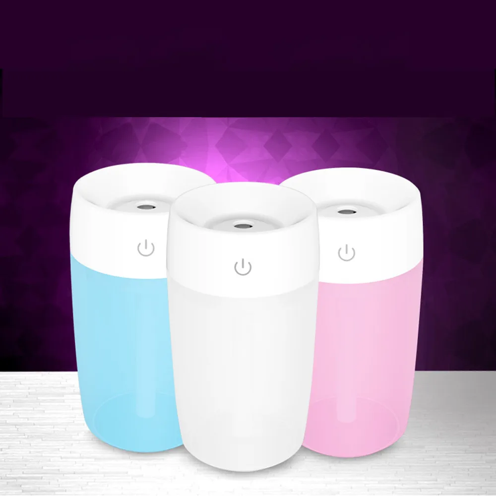 

Gacsidy Store 300ML Mini Portable USB Cute Cleanerspurifier Air Humidifier Purifier Atomizer For Car Home Use