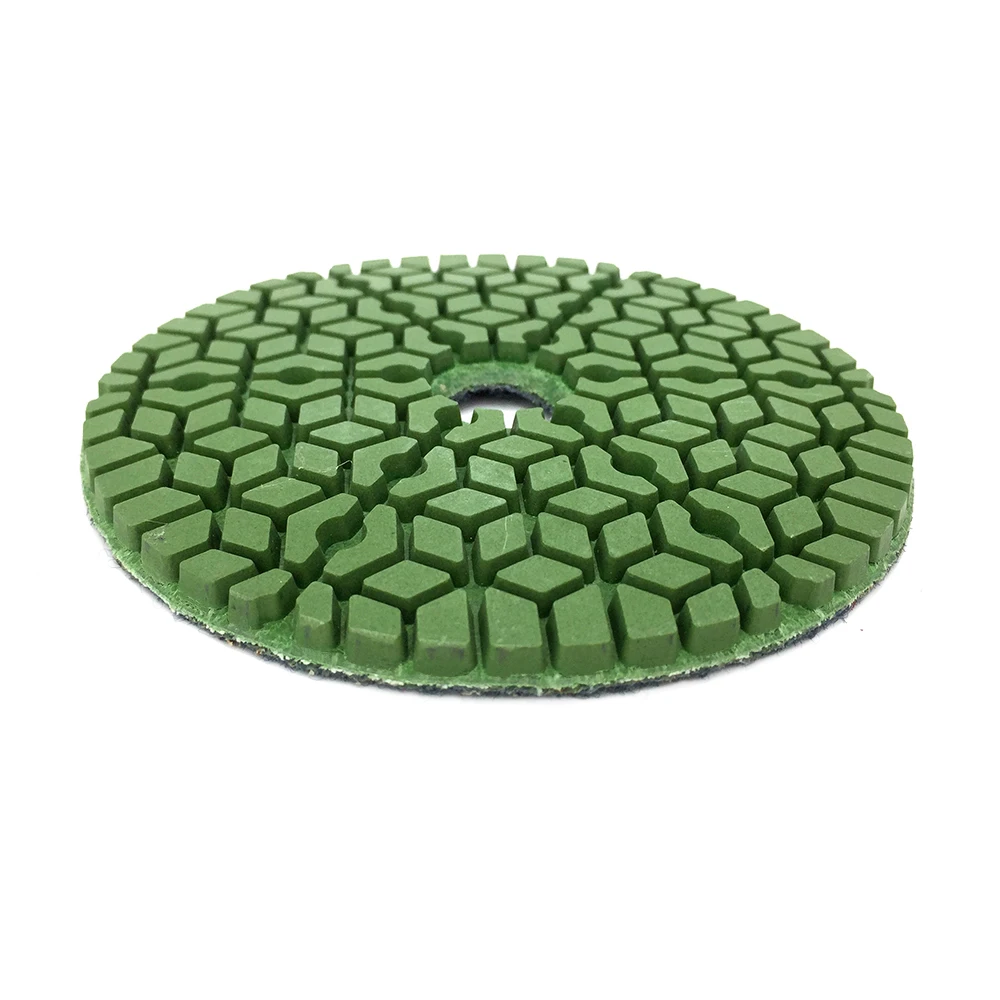 RIJILEI 4 inch Flexible Polishing Pad 100mm Wet Diamond polishing pad Stone Granite Marble Diamond Abrasive Tools HC18