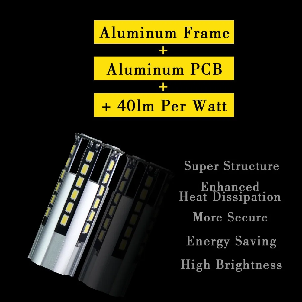 Светодиодная лампа E14 E27 SMD 5736 светодиодная кукуруза 85 265 в перем. Тока 5 Вт 7 9 15 20 25