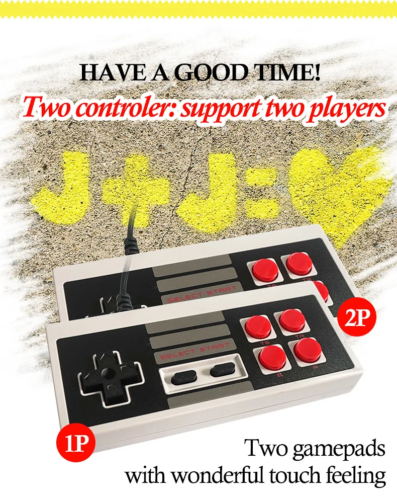 Mini TV Handheld Family Recreation Video Game Console AV Retro Built-in 620 Classic Games Dual Gamepad Gaming Player
