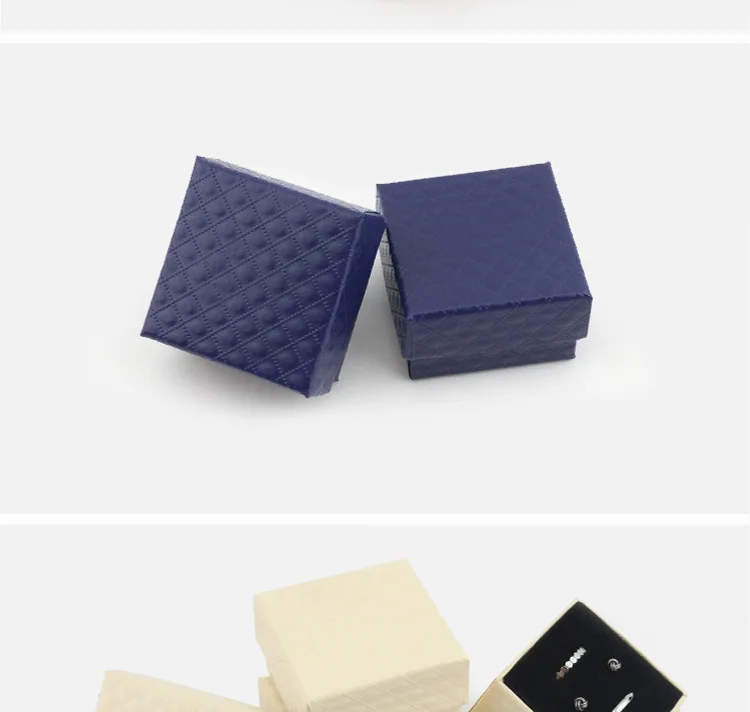 Высококачественная квадратная шкатулка для ювелирных изделий футляр для хранения колец коробка маленькая Подарочная коробка для колец
