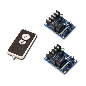 

DC 12V 24V 36V 48V Relay Receiver 40A RF Wireless Remote Control Switch System With Long Range Transmitter 315Mhz/433.92Mhz