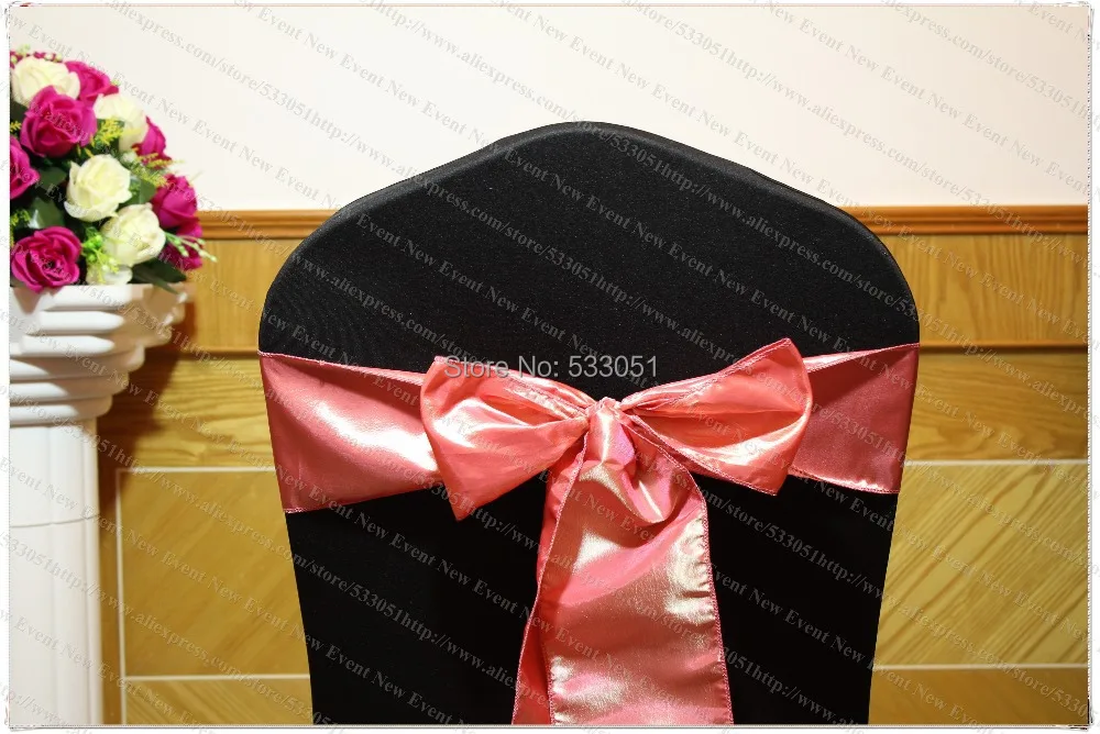 NO.18 Color Shining Taffeta Chair Sash/Chameleon Chair Sash For