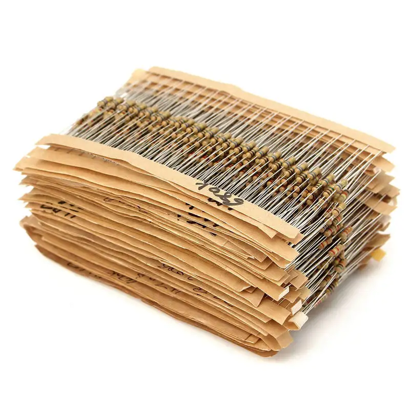 

New Arrival 2000Pcs 1/4w Power Metal Film Resistor Kit 100Values 1% Tolerance Resistors Assortment/Pack/Mix/Selection