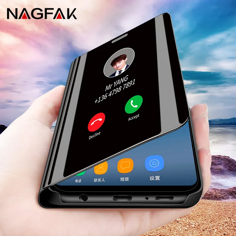 الذكية النوم مرآة الجلود حقيبة لهاتف سامسونج غالاكسي A50 A30 A10 A20 A40 A70 A80 A90 A7 A6 A8 زائد A9 2018 a8S M10 M20 M30 حالة الذكية النوم مرآة الجلود حقيبة لهاتف سامسونج غالاكسي A50 A30 A10 A20 A40 A70 A80 A90 A7 A6 A8 زائد A9 2018 a8S M10 M20 M30 حالة