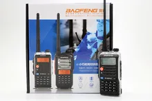 4pcs BaoFeng UV-B2 plus Walkie Talkie UHF VHF Dual Band UVB2+ CB Radio 128CH VOX Dual Display Transceiver Only for Russian