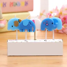 5 шт./компл. креативный мультфильм детский день рождения форма для украшений для тортов творческий торт ко дню рождения свечи на день рождения