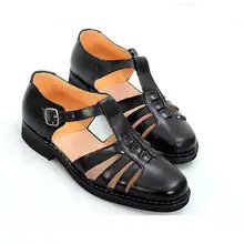 Папа летние сандалии, дышашие туфли сандалии для женщин среднего возраста мужская обувь пляжные сандали обувь кожаные шлепанцы для отдыха