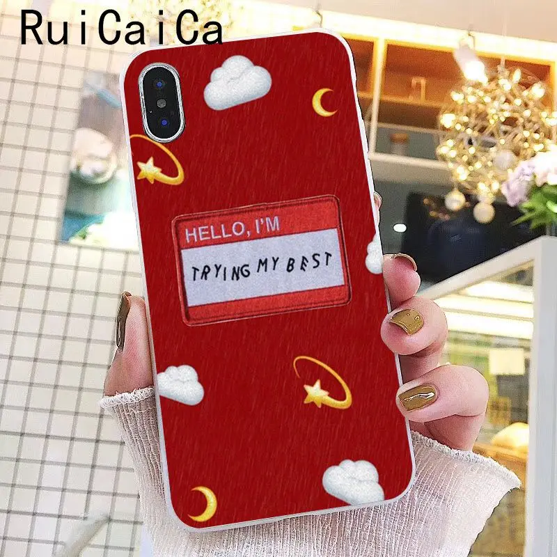 Модный чехол для телефона Ruicaica Hello im try my best Ketnipz с мультипликационным принтом iPhone6S