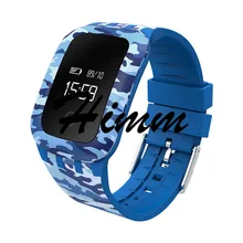Himm синий/зеленый/серый камуфляж A28 Водонепроницаемый Bluetooth Smart Браслет Спорт сердечного ритма крови кислородом