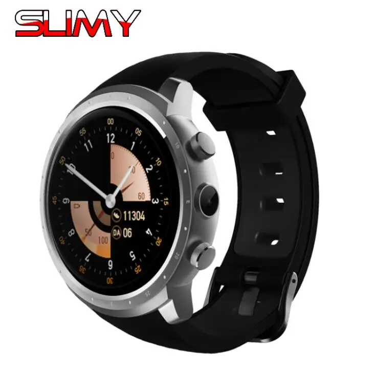 

Slimy 3G Smart Watch Android 5.1 OS Round Screen with Heart Rate WiFi Bluetooth GPS Whatsapp Facebook Smartwatch for IOS Android