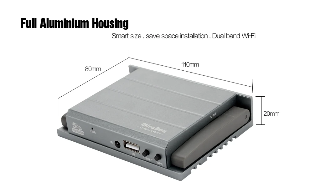 MiraBox HDMI WiFi Display For iOS Android Windows 10 Mac OS Airplay Miracast DLNA HDMI WiFi Display With IR Controller (7)