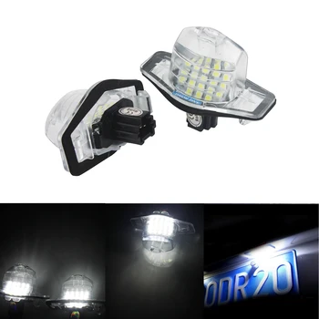 

ANGRONG 2x LED Licence Number Plate Light Canbus White For Honda Crosstour Insight Fit / Jazz Stream No Error