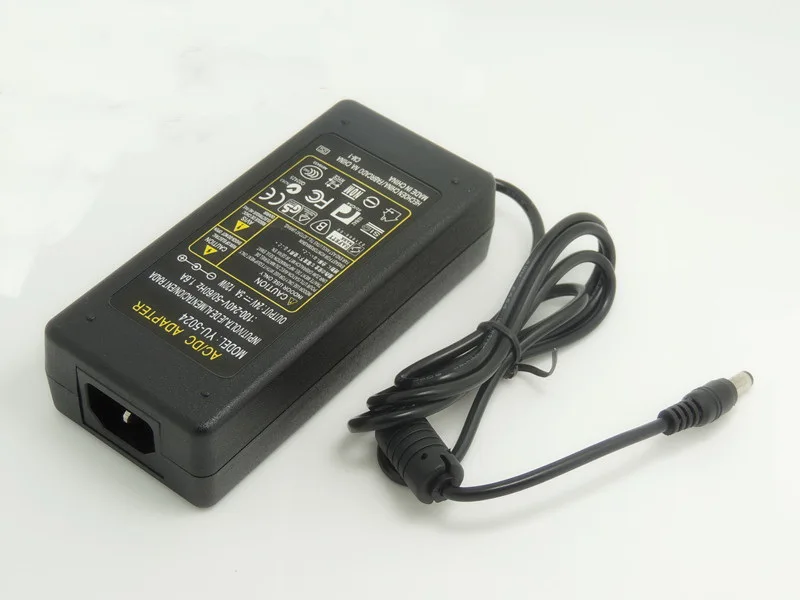 High quality IC solutions AC 100V-240V DC 24V 5A Switch power supply, 120W LED adapter, DC 5.5*2.1-2.5mm