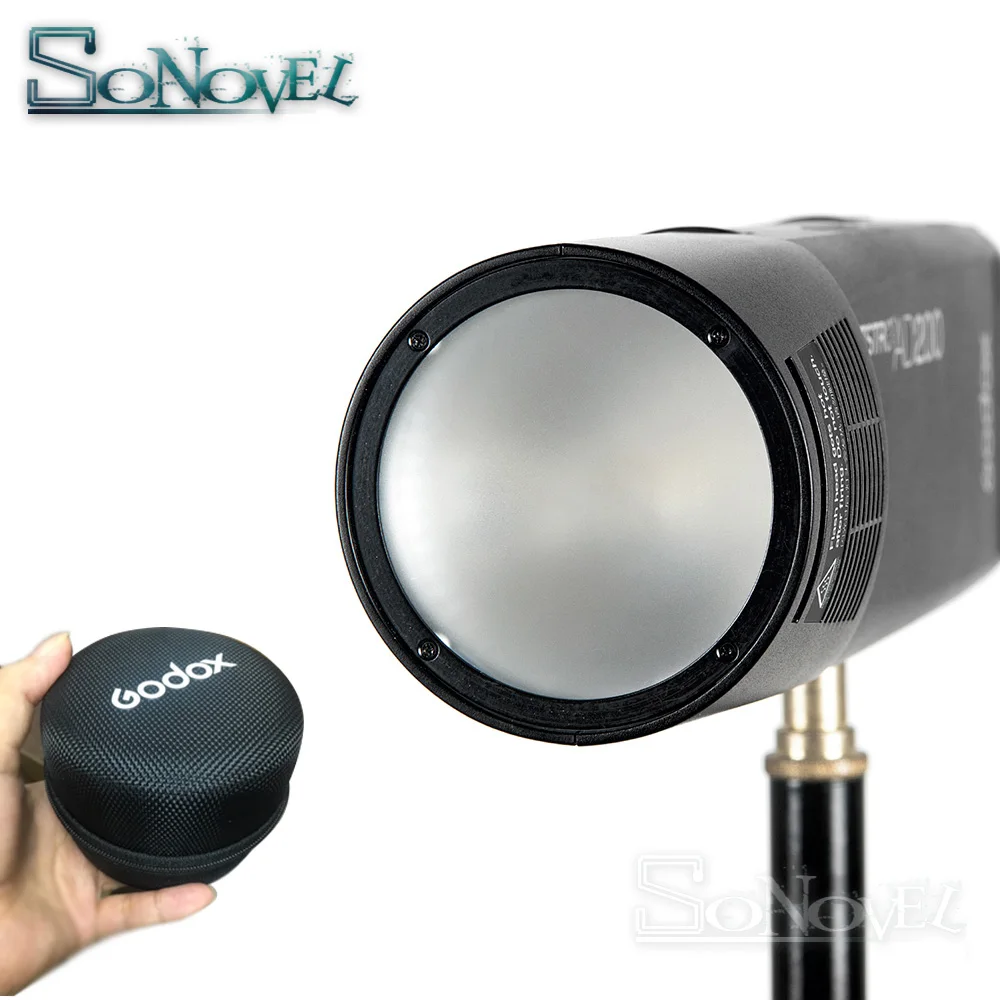  In Stock Godox H200R Ring Flash Head Separation Extension Head Portable with Spiral Flash for Godox